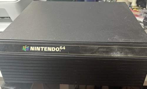 Vintage Nintendo 64 N64 Storage Case Cabinet Box 24 Game Holder Drawer Official