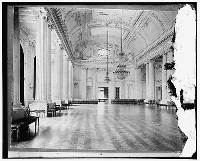 Pan American Building Hall of America Interior 1910s Ballroom Chandeliers