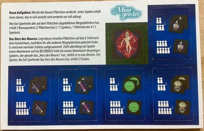 Moorgeister (Tasty Minstrel Games): Promo Neue Aufgaben / Das Herz des Moores