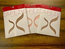 3 Pair Capezio Girl  s Tights 8-12 FOOTED FOOTLESS  TRANSITION