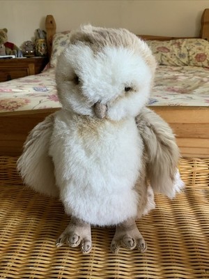Steiff Original Wittie Eule Steiff gelbes Etikett 11 Zoll groß