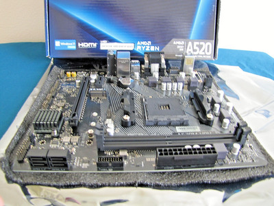 A520M-HDV Supports AMD AM4 Socket Ryzen  3000, 4000 G-Series and 5000 and 5000 G