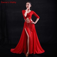 Belly Dance Performance Dresses for Women Bellydancing Competition Clothes Set