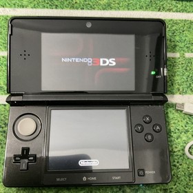 Nintendo 3DS Handheld Console System - Black + Charger & Pok&eacute;mon Game