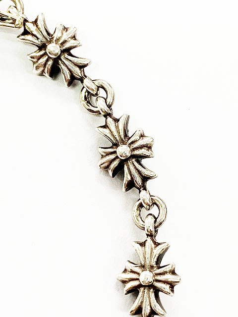 Chrome Hearts Tiny E & CH Plus Silver Bracelet 92… - image 2