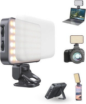 TONEOF 96 LED Handylicht mit Diffusor und Ständer Wiederaufladbar