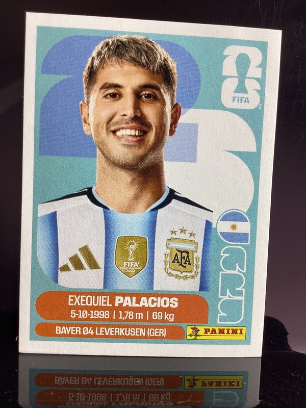Panini World Cup 2026 Sticker Collection Exequiel Palacios Argentina ARG 11