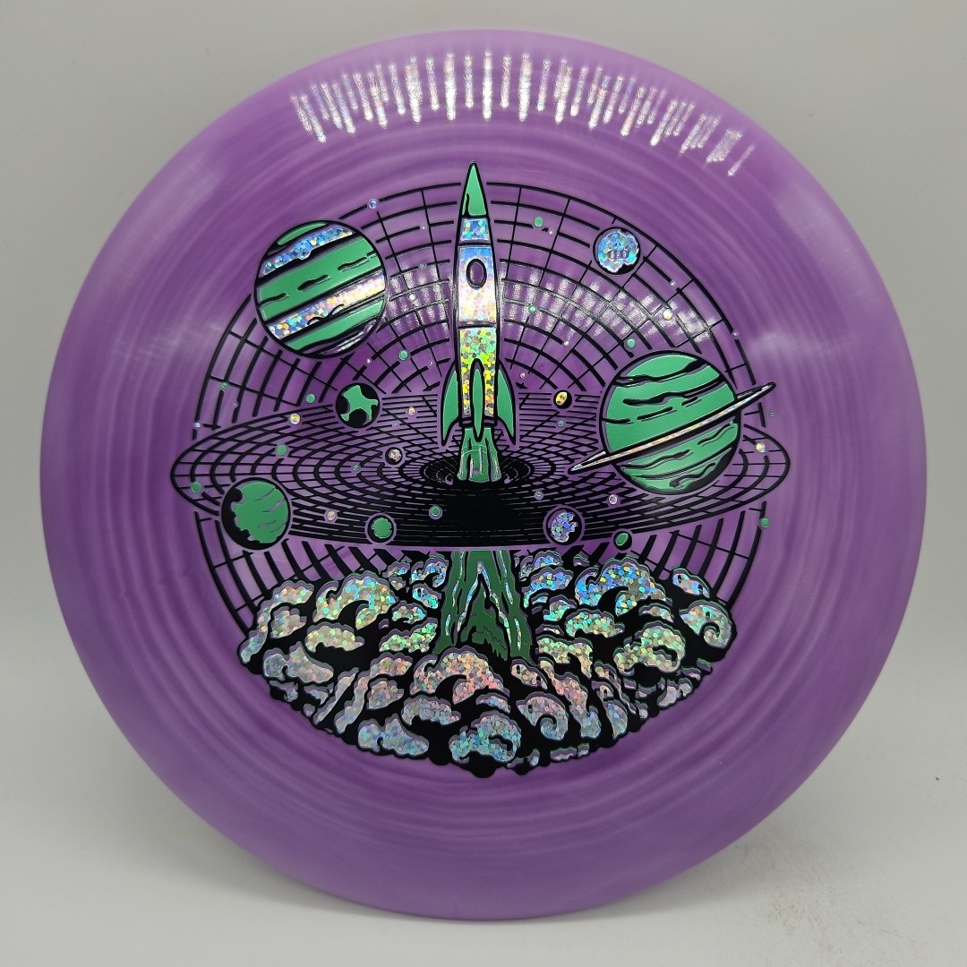 Westside Discs Fuzion Swirl Renegade Liftoff Edition Purple/Silver-Green 174g