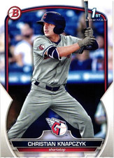 2023 Bowman Draft - Christian Knapczyk #BD-180 (RC)