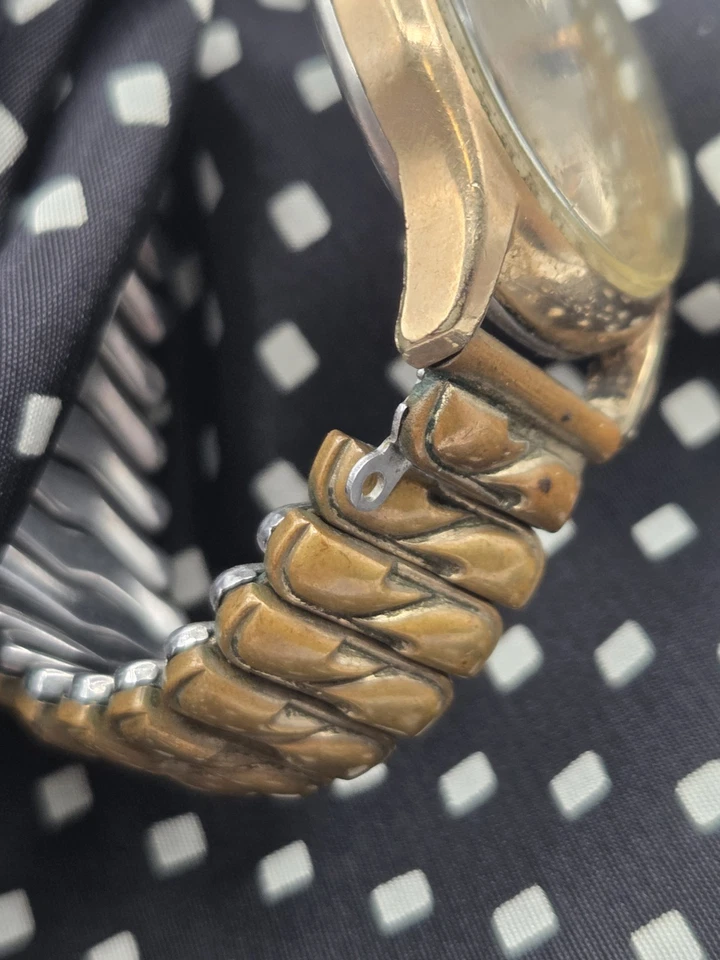 复古男士 Benrus 腕表型号 3 10k 卷金 17 珠宝 — 第 4/4 张图片