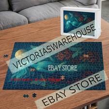 500 piece jigsaw puzzle Mermaid night sea underwater