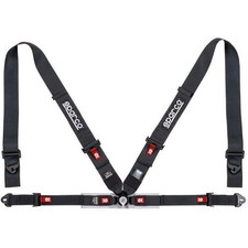 Sparco 04716m1nr Belt 4pt 3in2in Competition Harness - Black Sparco 04716m1nr Belt 4pt 3in2in Competition Harness - Black