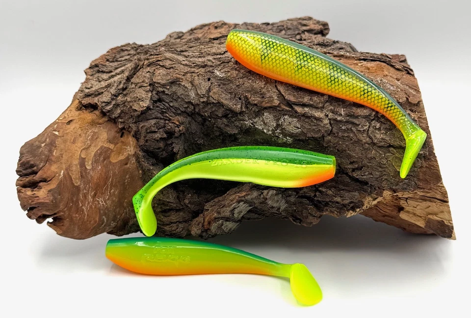 Fox Rage Limited Edition Zander Pro Shad 16cm 4 Farben UV Gummiköder Gummifisch