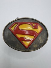 Superman Belt Buckle /L-46 VINTAGE 1979  SUPERMAN  DC COMICS SUPERHERO