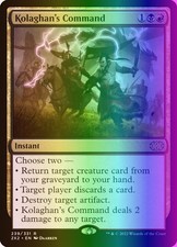 MTG Magic the Gathering Kolaghan's Command (239/686) Double Masters 2022 LP FOIL