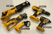 Used Dewalt 18 Volt tools DC920, DCF826, DC41...