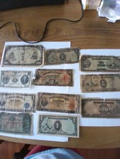 Lot of 11 WWII Banknotes from China, Japan, Philippines, Australia, Netherlands