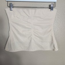 Flexees by Maidenform Womens L Beige Waist Shapewear w/Boning