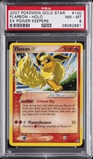 2007 POKEMON EX POWER KEEPERS GOLD STAR #100 FLAREON-HOLO PSA 8 on eBay