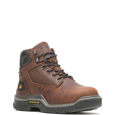 Wolverine Raider DuraShocks Insulated 6'' W210065 Mens Brown Work Boots 13