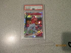 2018 Donruss Optic Mike Trout Post Swing Cracked Ice 5/7 PSA 10