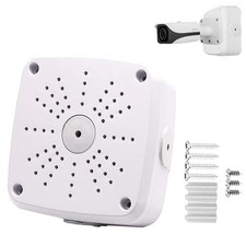 PCUORLEORS Universal Dome Security Camera Mount Box,Dome white