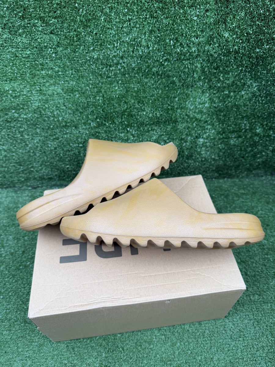Size 12 - adidas Yeezy Slide FLAX | eBay