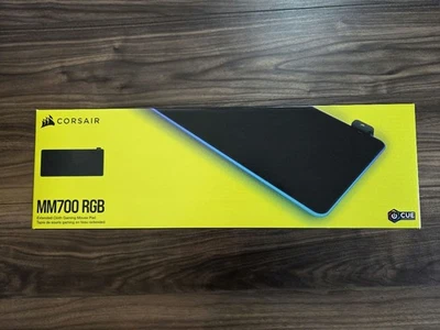 Grand tapis de souris gaming Corsair MM700 RGB noir d'occasion - Photo 1/4