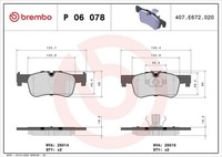 Brembo Bremsbelagsatz Vorne FüR BMW 1Er F20 F21 F23 2Er F22 F87