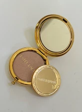 VINTAGE ESTEE LAUDER SIGNATURE POWDER COMPACT  01 GOLD PEARL