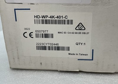 New Sealed CRESTRON HD-WP-4K-401-C VIDEO PROCESSOR