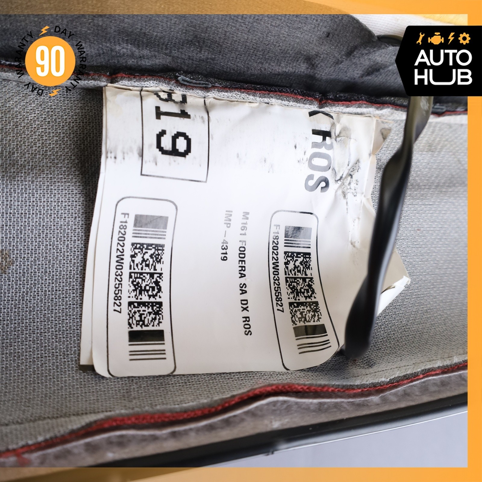 17-20 Maserati Levante M161 Front Right Side Top Upper Seat Cushion OEM 89k