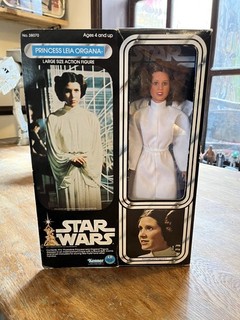 Vintage star wars 12 inch Princess Leia Boxed Kenner unused 100% all original