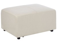 Ottomane Aus Stoff Helles Beige Rechteckig Modern Elegant Kohlo