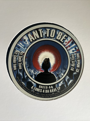 Ant To Be   4 Tunes 4 Da Rave EP   Old Skool/Hardcore/Breakbeat/Mint/12 