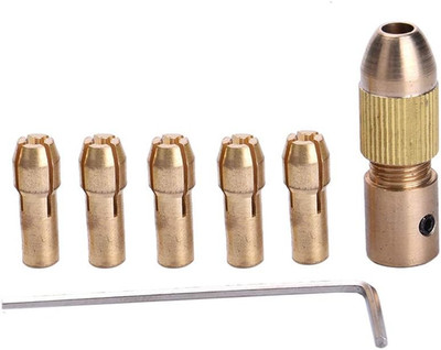 7Pcs 0.5-3Mm Small Electric Grinder Quick Change Adapter Drill Bit Mini Collet M