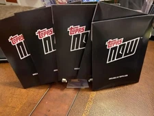 Hard to Find~  10 Black Topps Now Empty Storage Boxes - Lot of 10