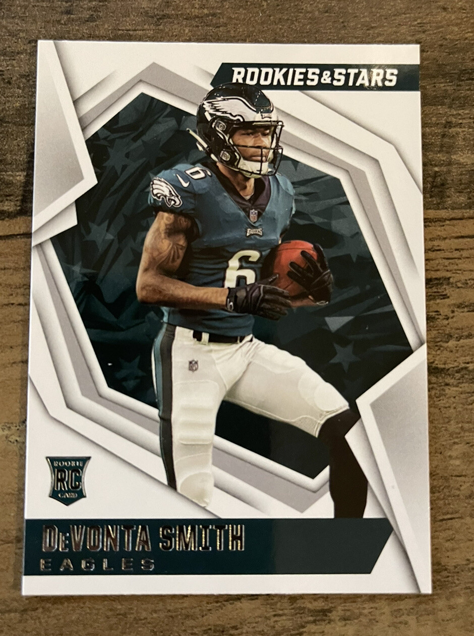 2021 Panini Rookies and Stars DeVonta Smith ROOKIE No. 105 RC EAGLES