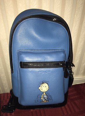 NWT Coach X Peanuts West Pack With Pig Pen C4151 HTF | eBay