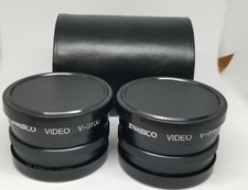 Ambico Video Lens Set V-3100 Telephoto 1.5X and Wide Angle 0.5X with case