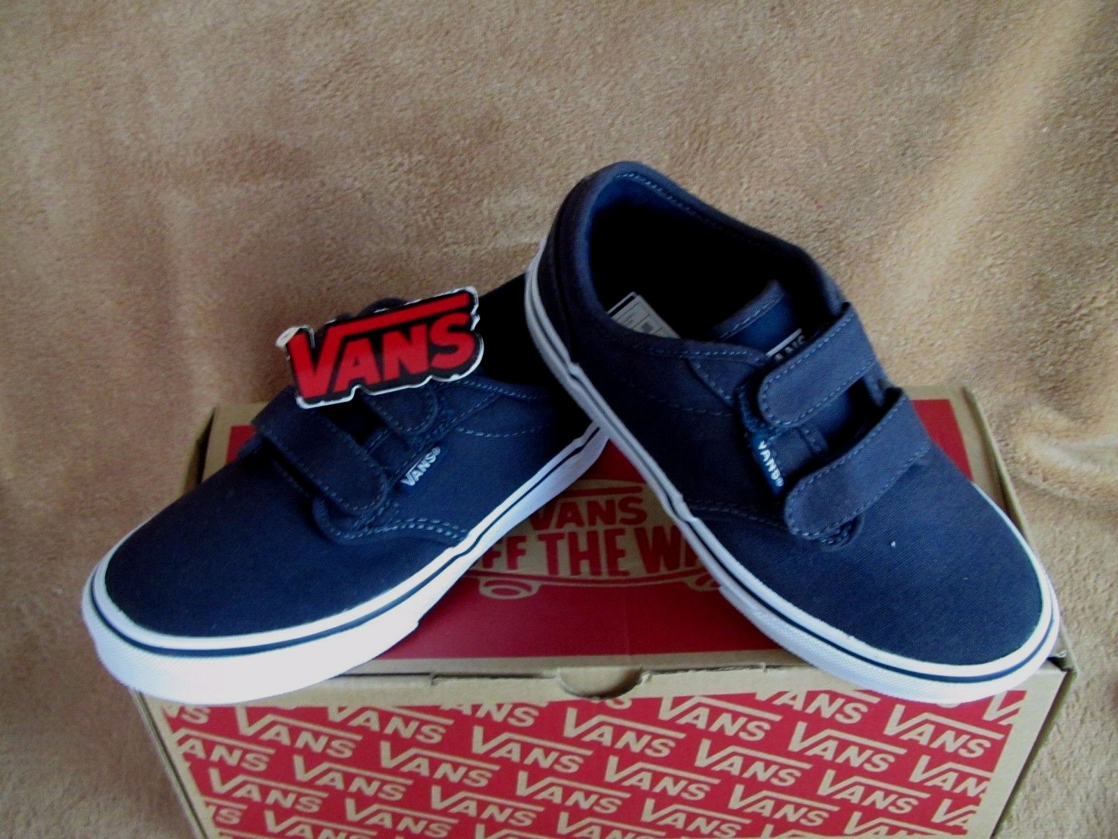vans atwood navy white