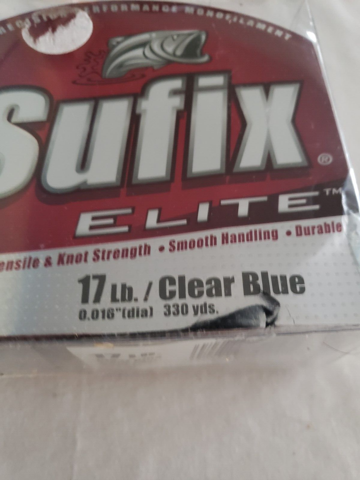 Sufix Elite Monofilament 17 LB Clear Blue 330 Yards Monofilament
