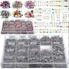 85/105x Bulk Body Piercing Eyebrow Jewelry Belly Tongue Bar Rings Wholesale US