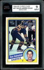 1984-85 OPC O-Pee-Chee #17 Dave Andreychuk HOF Rookie KSA 9 MINT Sabres Leafs RC