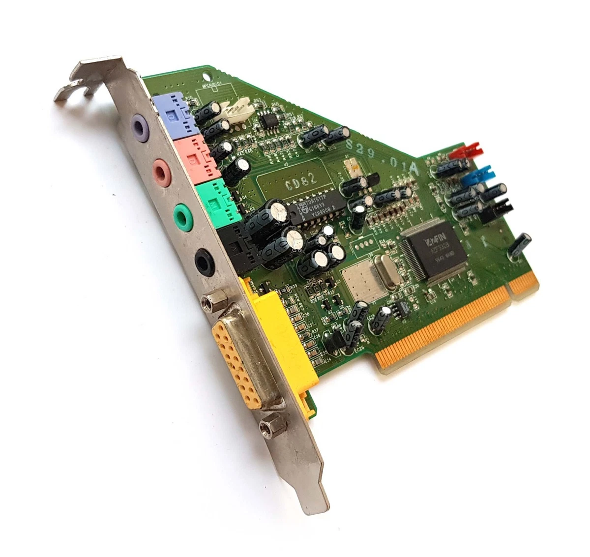 Vintage Sound Card Aztech PCI 168 PCI AZFIN AZF3328 Retrogaming.
