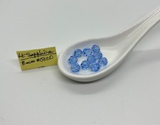 Swarovski 5000 8mm Round Crystal Beads Light Sapphire Lot of 25 Vintage