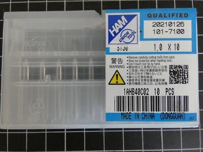 10 x HAM Mikrobohrer ST30 1.0 x 10