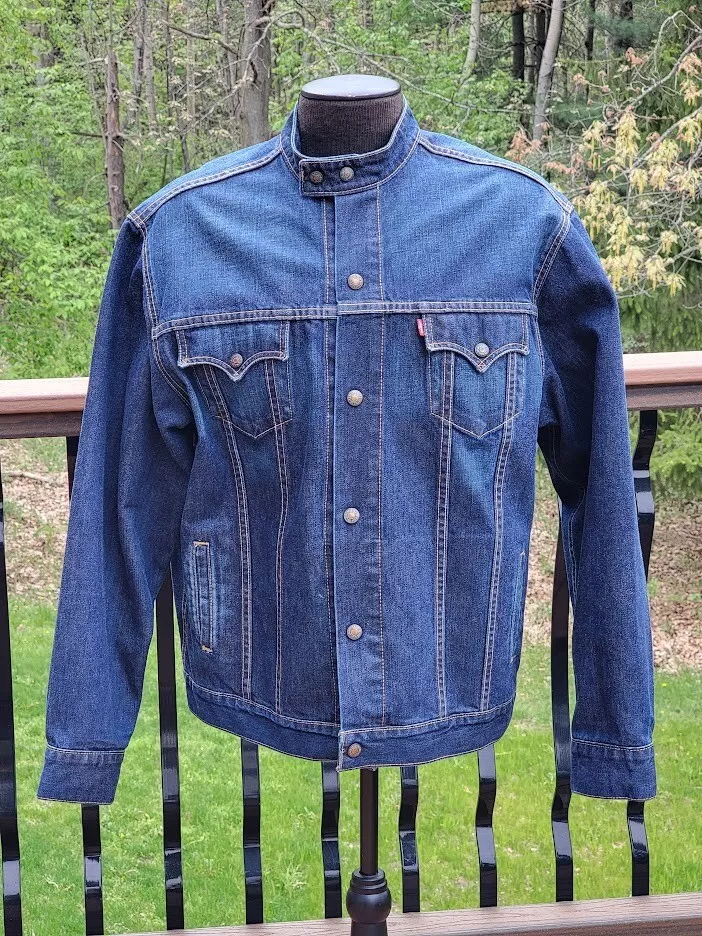 VINTAGE MEN'S LEVI'S EASY RIDER DENIM JACKET - SIZE XL - 70550-0496