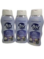 Zest Indulgence Relax & Renew Lavender Chamomile Body Wash 20oz 3 pack