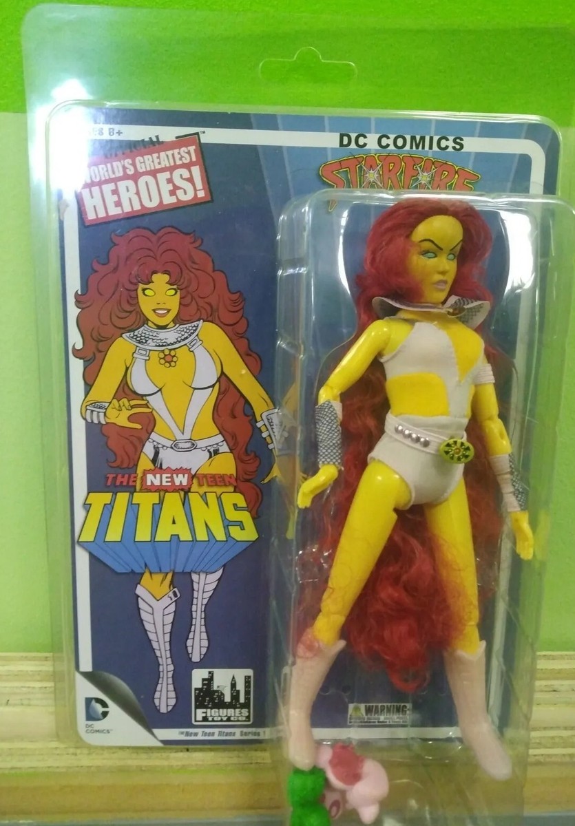 DC The Teen Titans Starfire Action Figure Green Energy Beams Pet